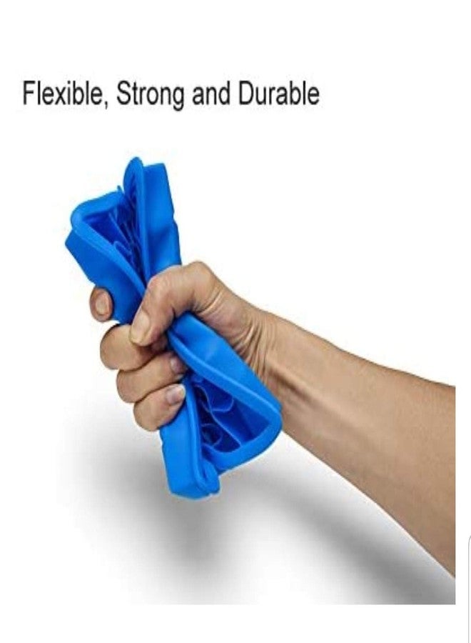 Meetzone قالب مكعبات ثلج سيليكون مرن قابل لإعادة الاستخدام وقابل للتكديس من ميتزون، متعدد الأغراض، مكون من 24 خانة، مناسب للبيرة والنبيذ والويسكي، قالب شوكولاتة سيليكون، قالب ثلج للفريزر (قطعة واحدة/متعدد الألوان) - Image 3